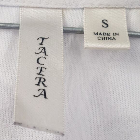 TACERA Chevron 3/4 Sleeve Top Womens Size Small S - Picture 3 of 4